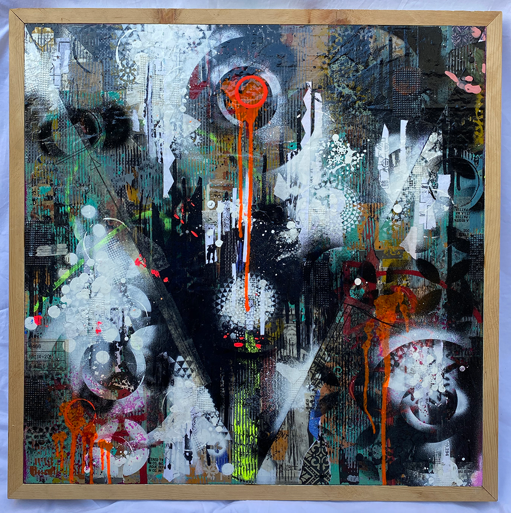Glitch Squared #1 25.5" x 25.5"