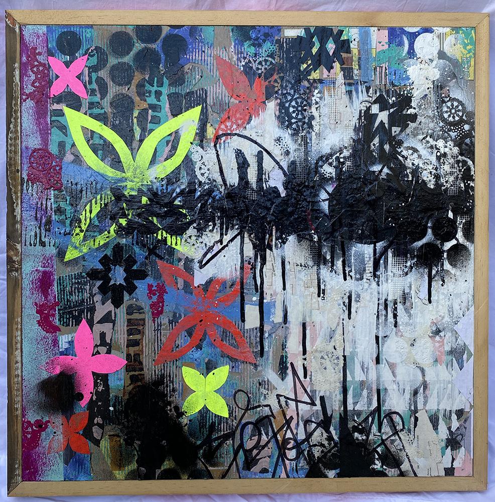 Glitch Squared #2 25.5" x 25.5"