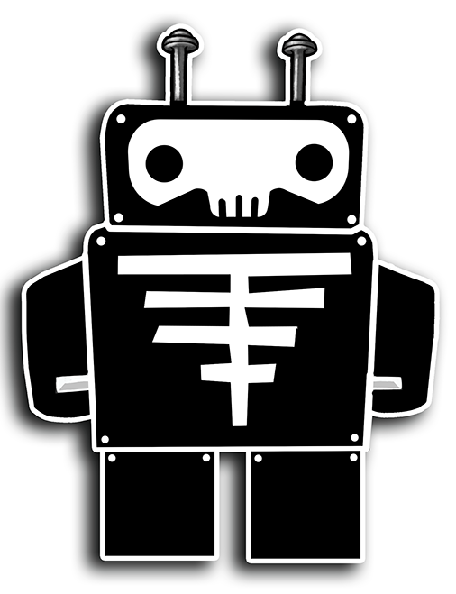 Skelebot Sticker