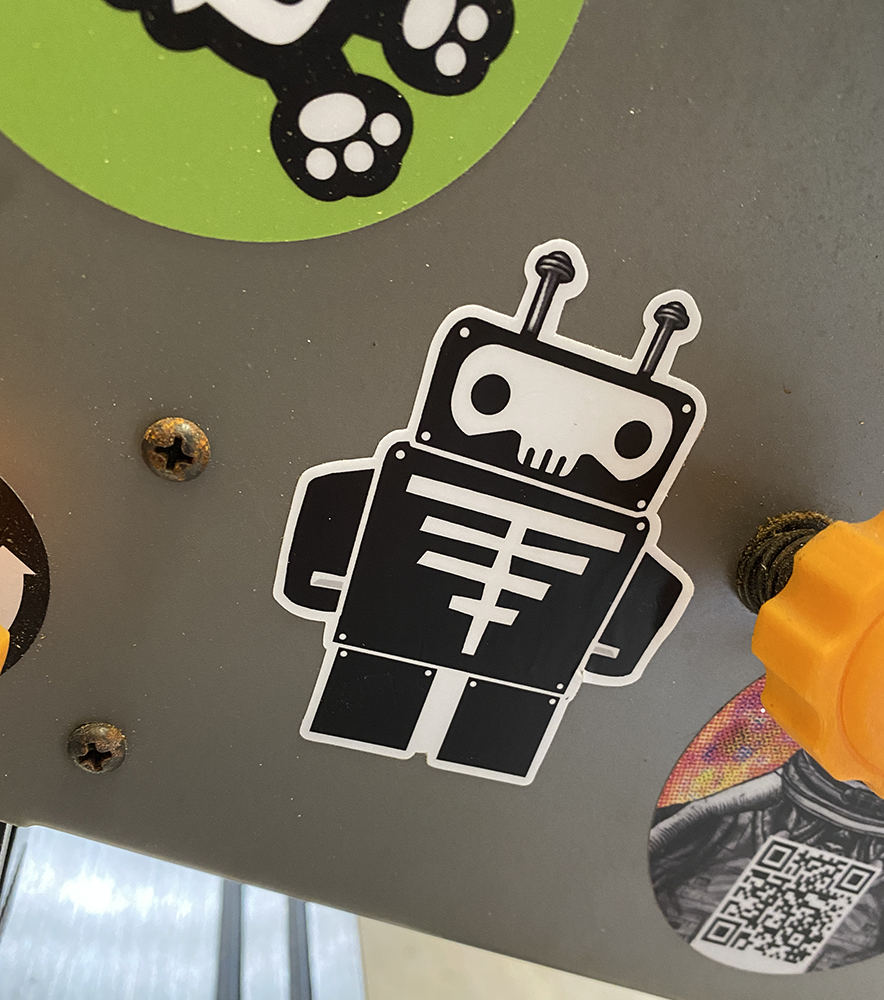Skelebot Sticker