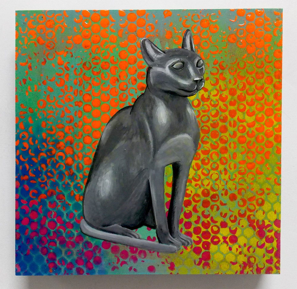Cat Idol 12” x 12”