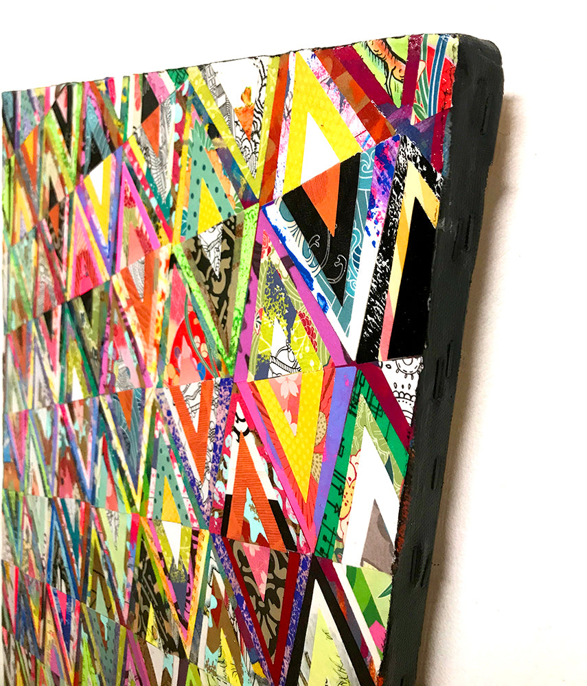 Collage painting 20” x 16”
