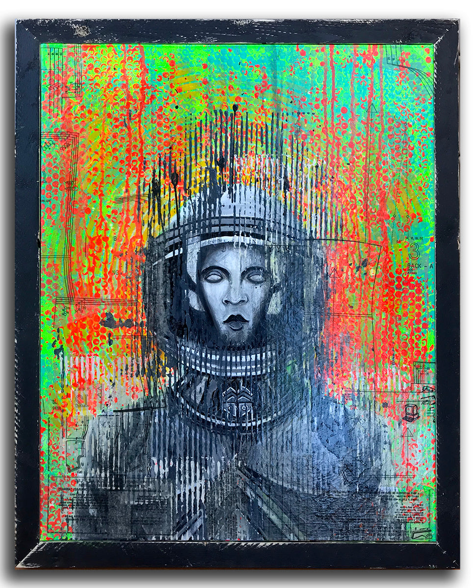 "From The Sky" 24" x 30"