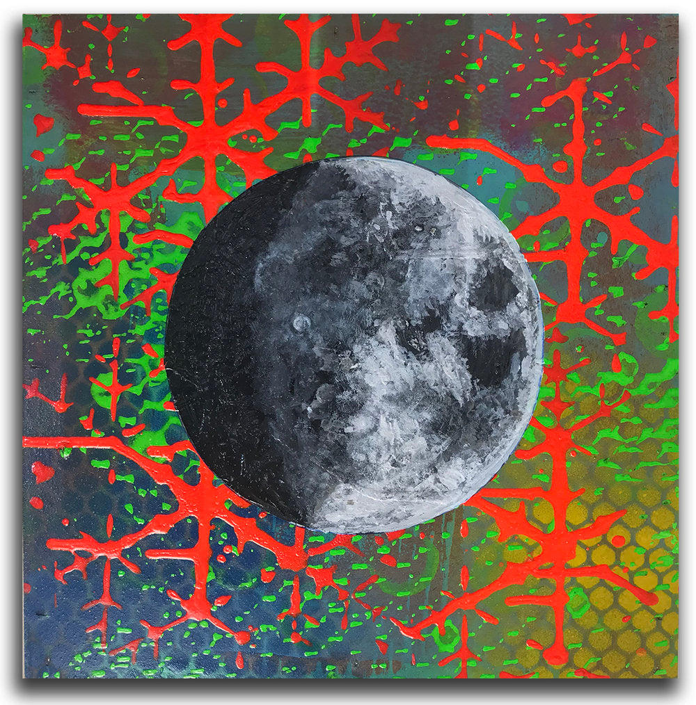 Moon 12” x 12”