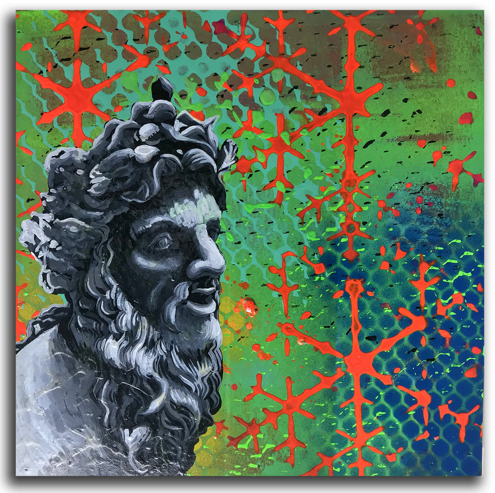 River Idol 12” x 12”