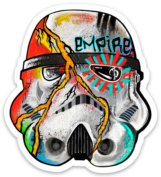 Trooper Helmet Sticker