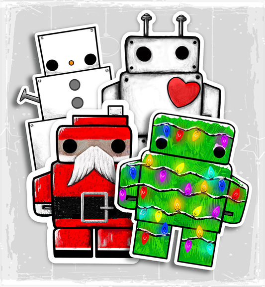 Merry Bots Sticker Pack
