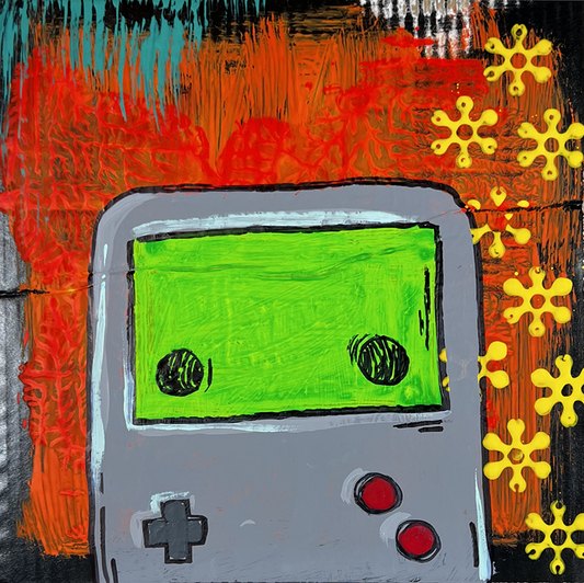 GameBot 8 Collage Painting