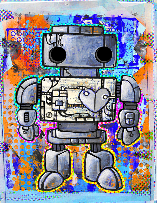 Cyber Robot Print