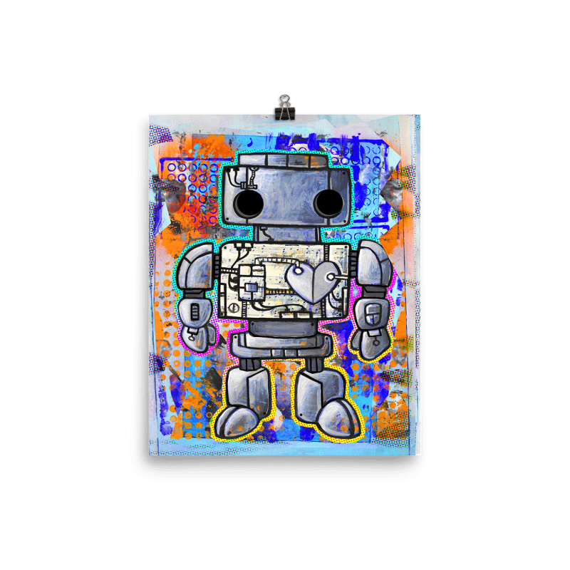 Cyber Robot Print