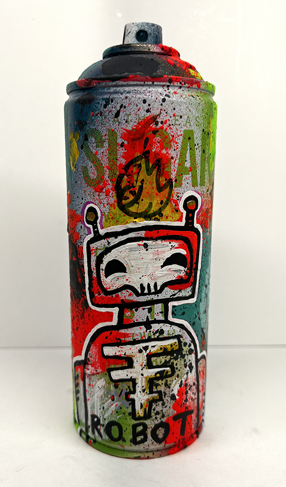 Painted Spray Can