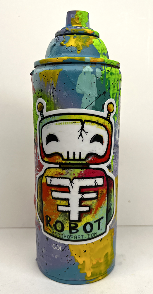 Painted Spray Can – Zero Pop Art