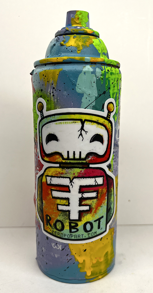 Painted Spray Can