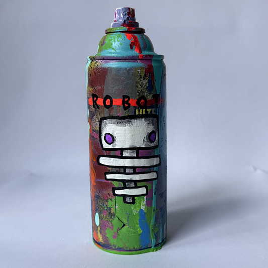 Painted Spray Can Green