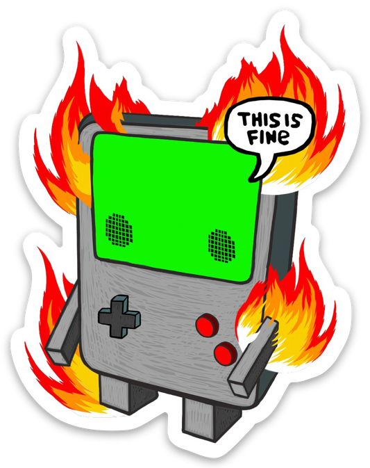 This Is Fine GameBot Magnet