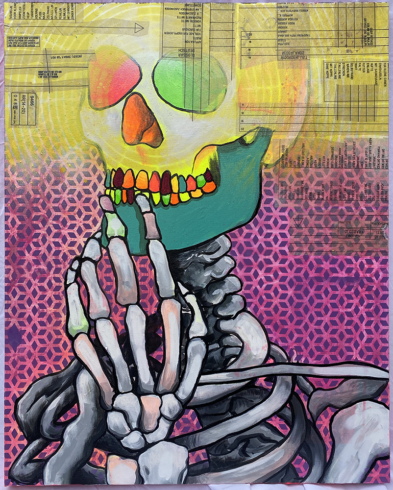 Bones 24" x 30"