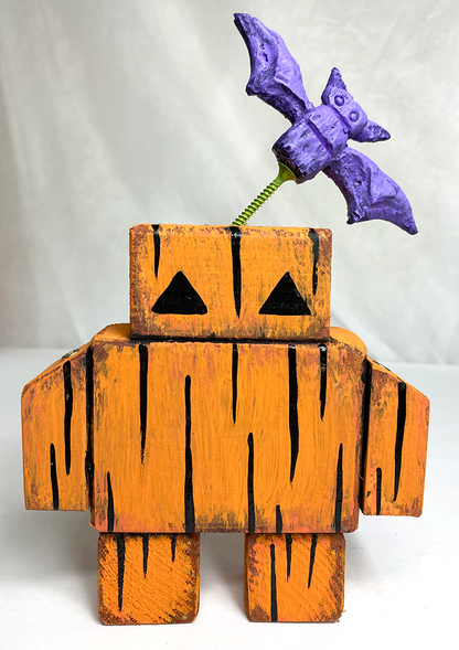 Pumpkinbot w/3D Bat