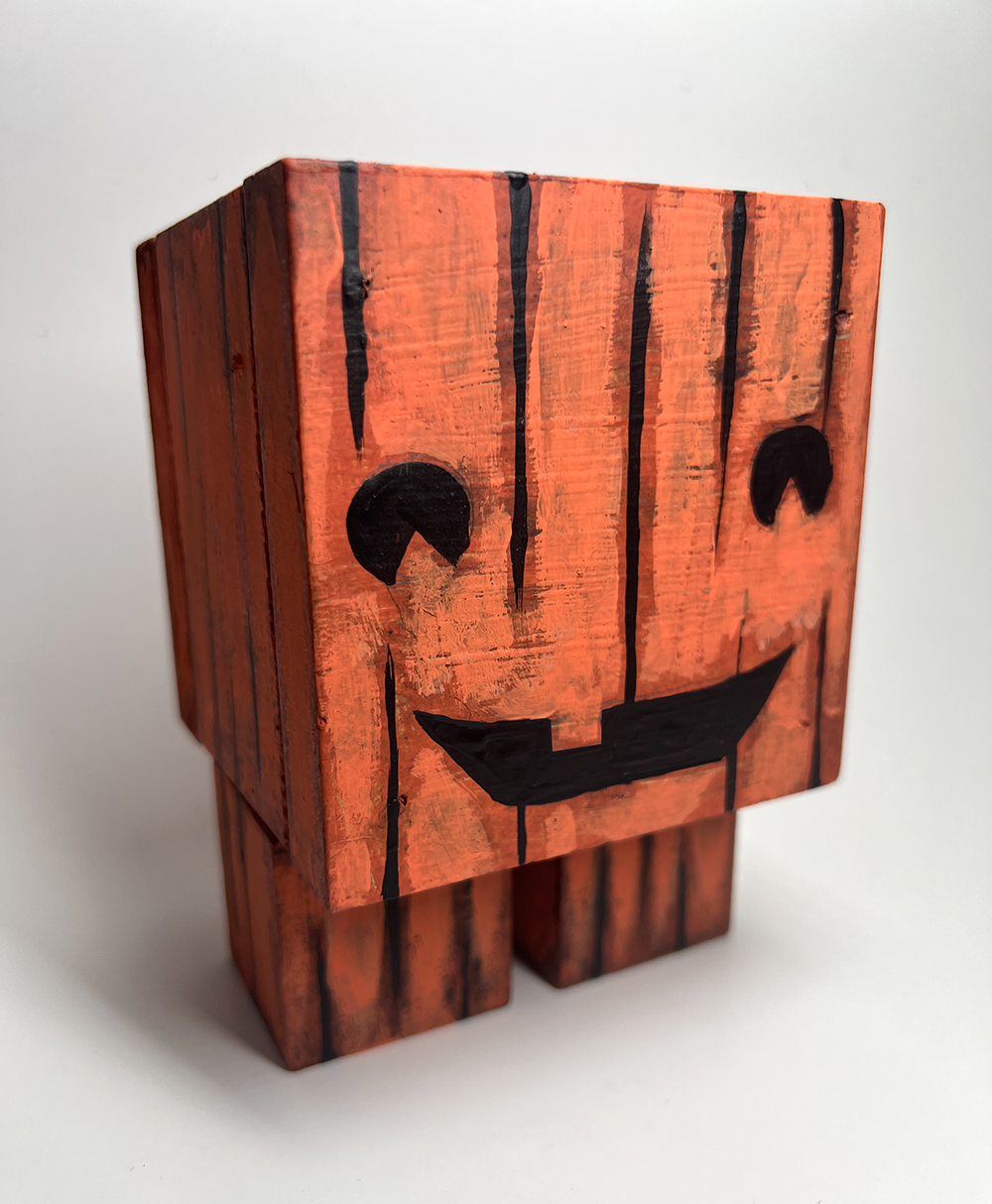 Pumpkin Block Bot – Zero Pop Art