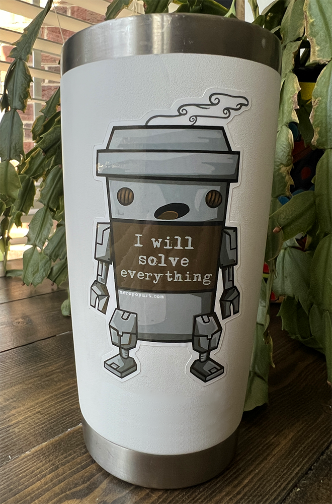 CoffeeBot Sticker