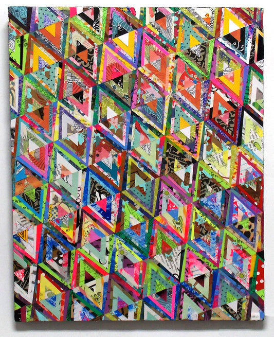 Collage painting 20” x 16”