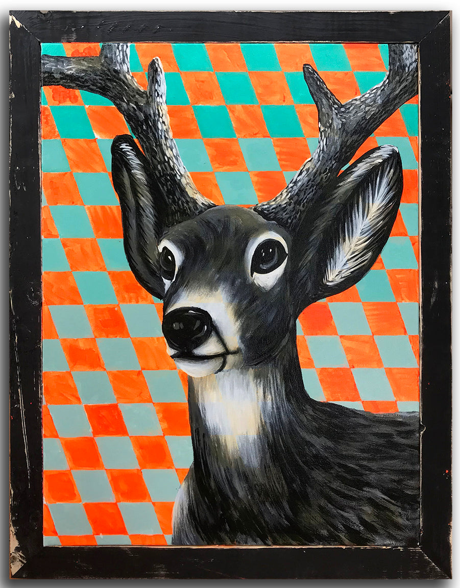 Deer Painting 21” x 27”