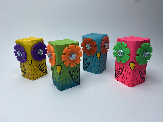 Yellow Owl Robot