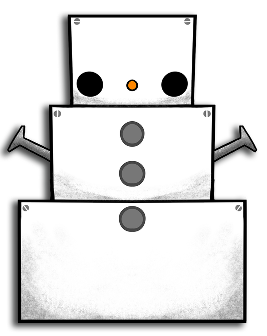 Snowbot Sticker