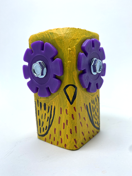 Yellow Owl Robot